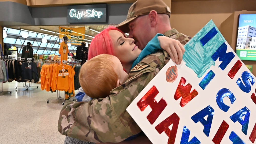 119 SFS Airman Returns Home