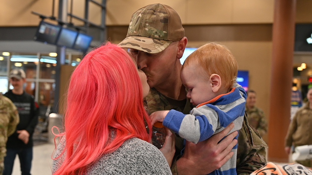 119 SFS Airman Returns Home