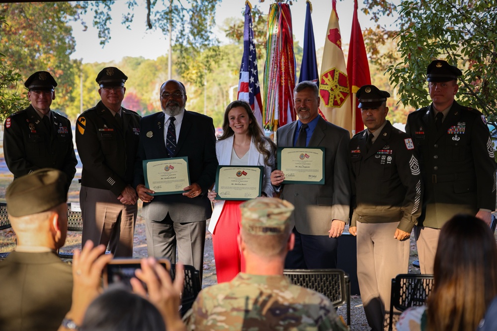 Three veterans awarded during Veterans Day ceremony