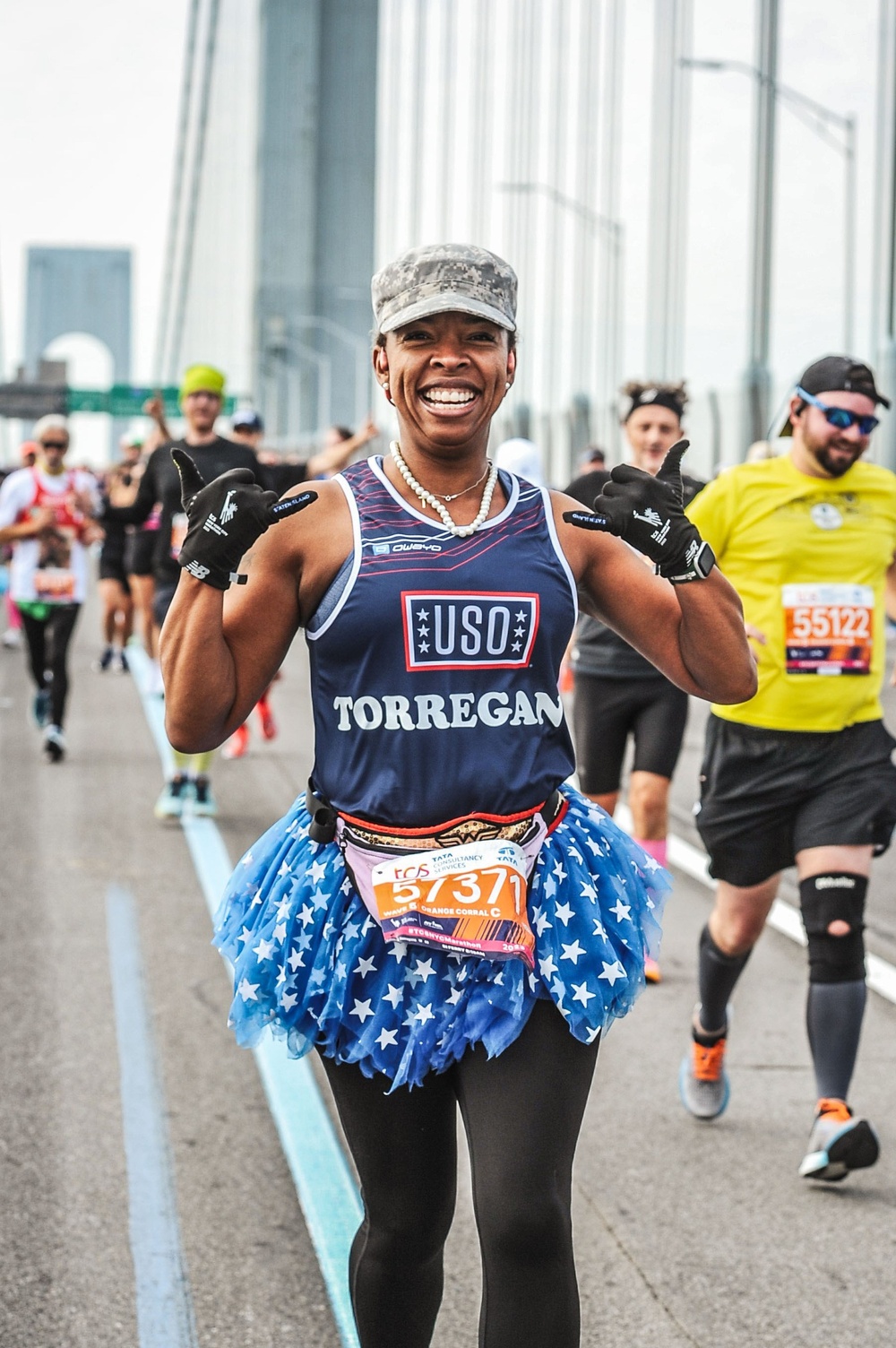 DoDEA Principal Runs for Team USO in the New York City Marathon