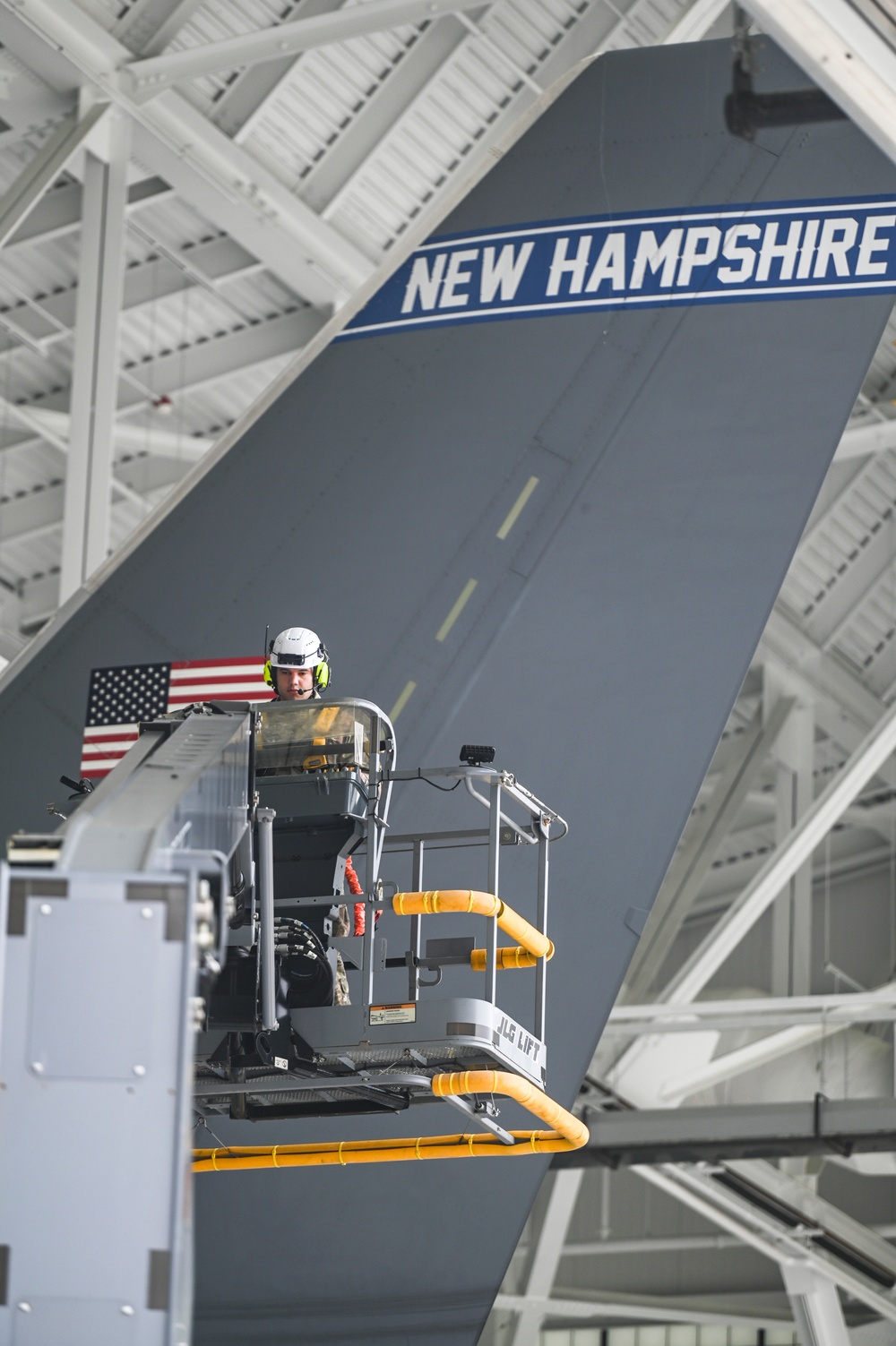 Pease Airmen Install First Flight Control Surface