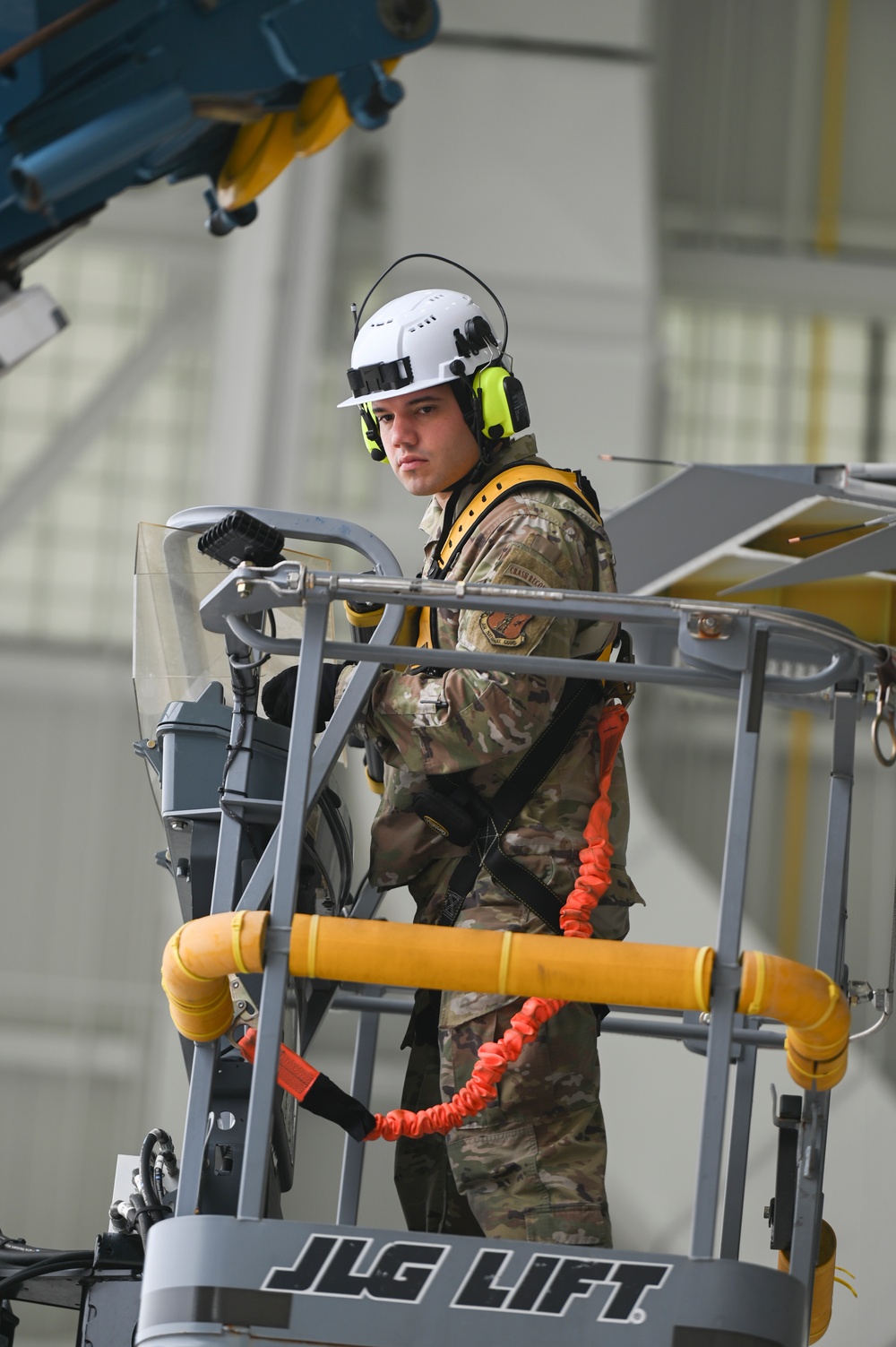 Pease Airmen Install First Flight Control Surface