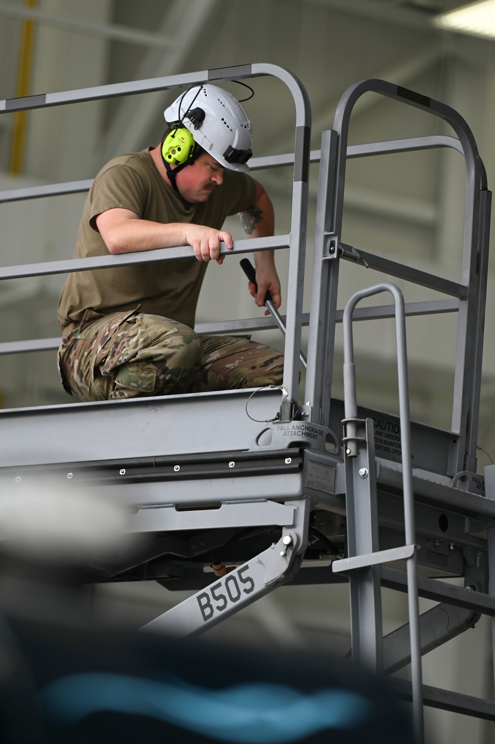 Pease Airmen Install First Flight Control Surface