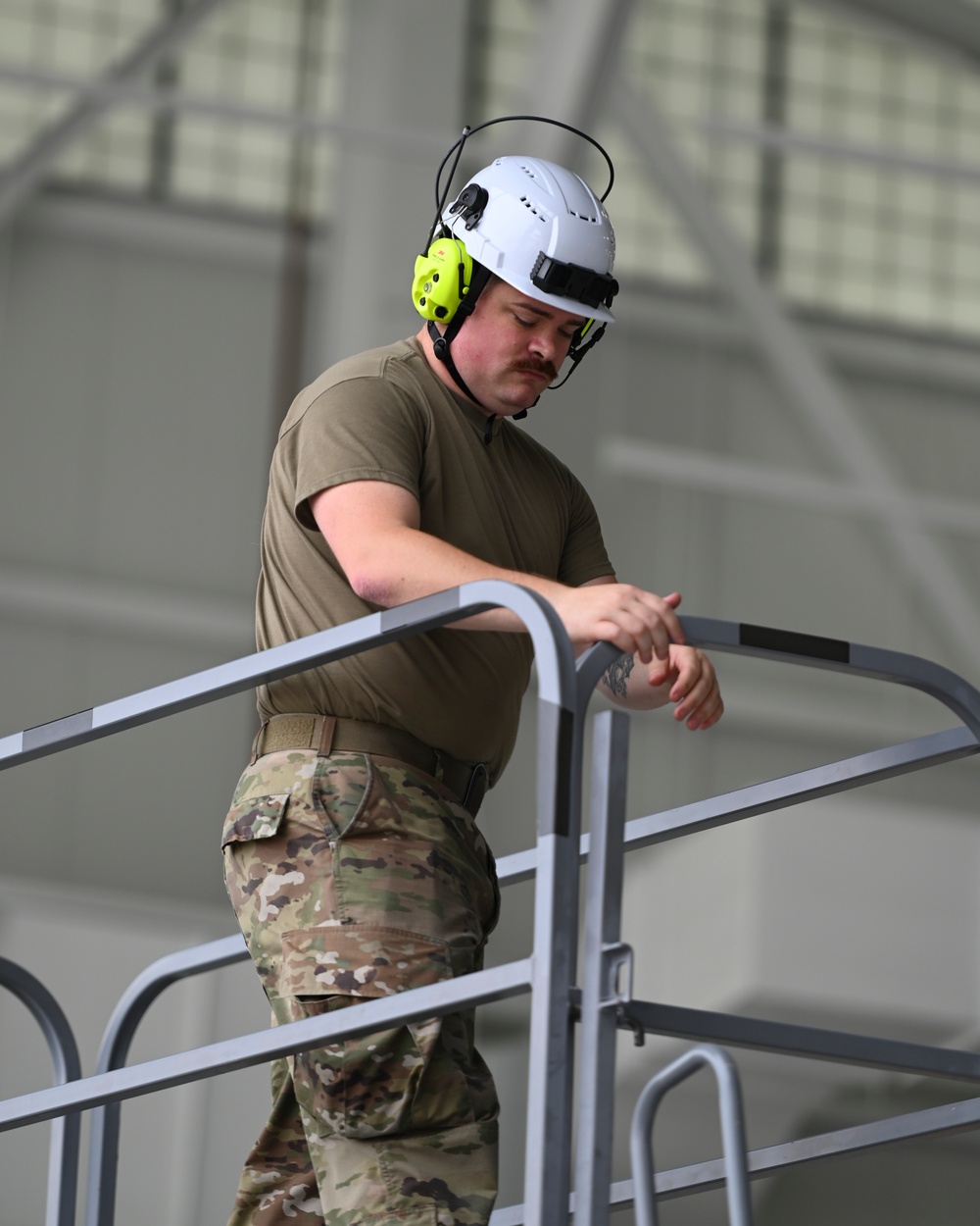 Pease Airmen Install First Flight Control Surface