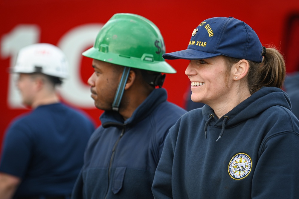 U.S. Coast Guard Cutter Polar Star departs Seattle in support of Operation Deep Freeze