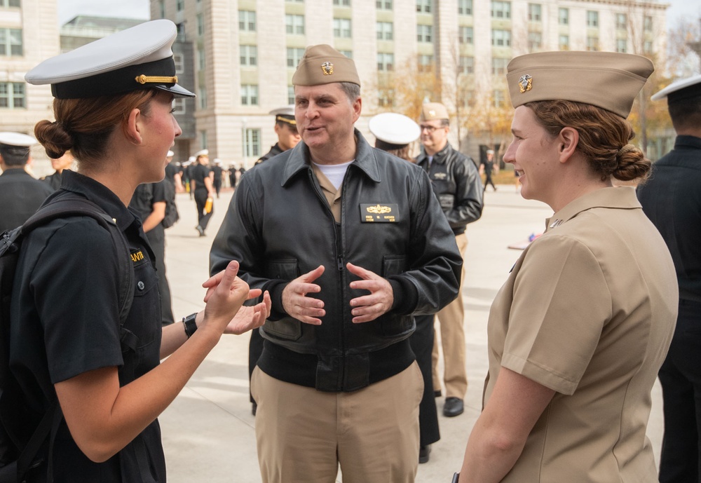 US Naval Academy Surface Warfare Officer celebration