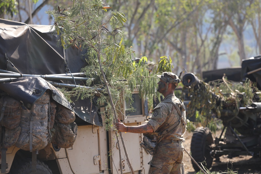 3-7 Field Artillery soldiers prepare their vehicles for their convoy