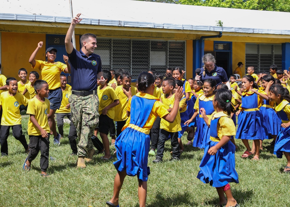 Pacific Partnership 2024-1; Delap Public Elementary School