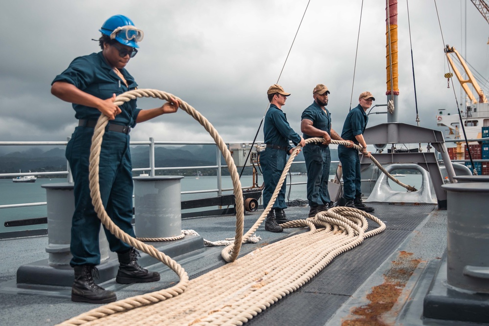 Pacific Partnership 2023: USS Pearl Harbor (LSD-52) arrives in Suva, Fiji