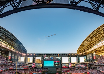 Reserve A-10 Warthogs Flyover 2023 World Series