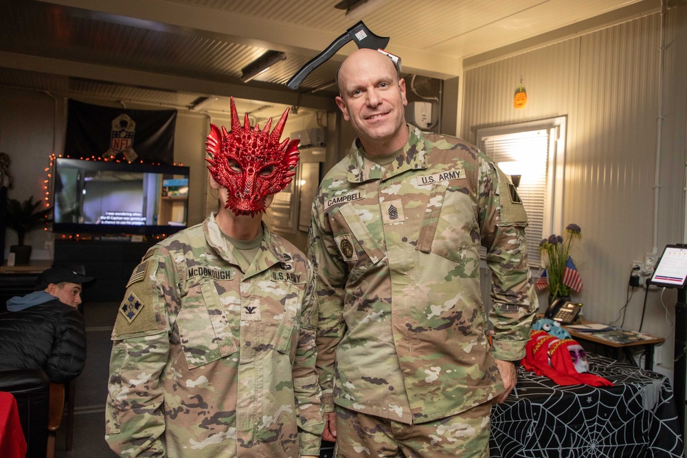Powidz Military Community Hosts Halloween Party