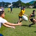 Ronald Reagan Carrier Strike Group Sailors play rugby in the community during port visit to Manila