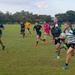 Ronald Reagan Carrier Strike Group Sailors play rugby in the community during port visit to Manila