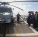 Sailors aboard the USS Rafael Peralta (DDG 115) conduct a crash and salvage drill in the South China Sea