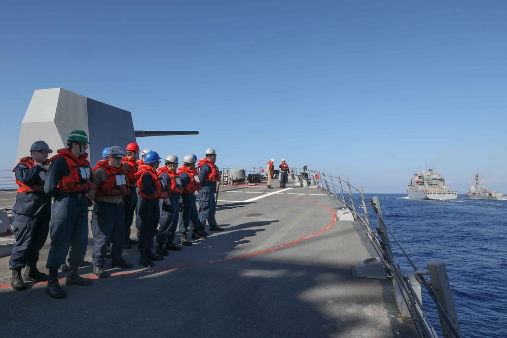 USS Thomas Hudner Deploys in U.S. 6th Fleet