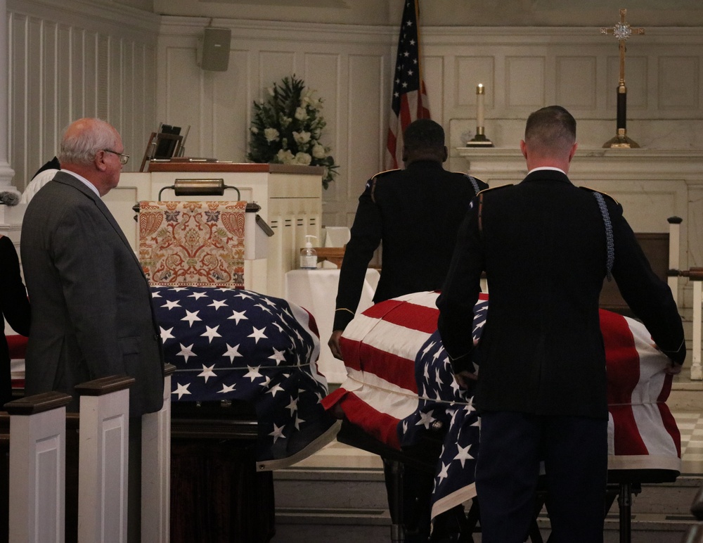 Joint Funeral for U.S. Army Air Forces 2nd Lt. Porter Pile and Tech. Sgt. James Triplett