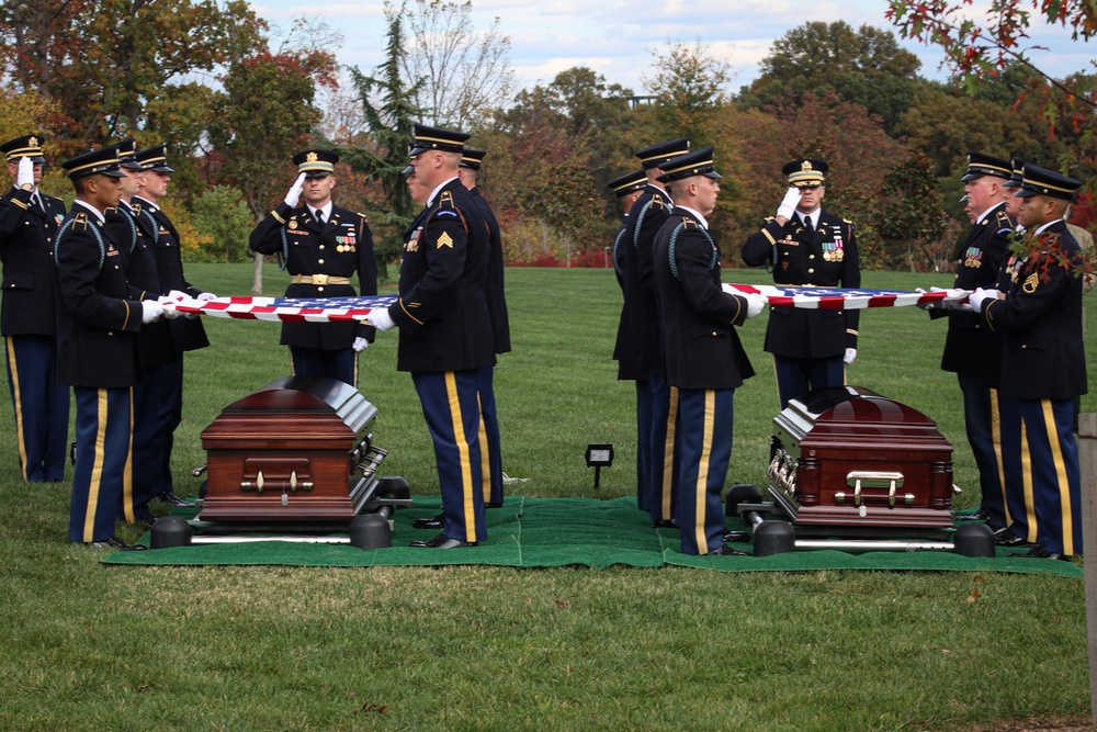 Joint Funeral for U.S. Army Air Forces 2nd Lt. Porter Pile and Tech. Sgt. James Triplett