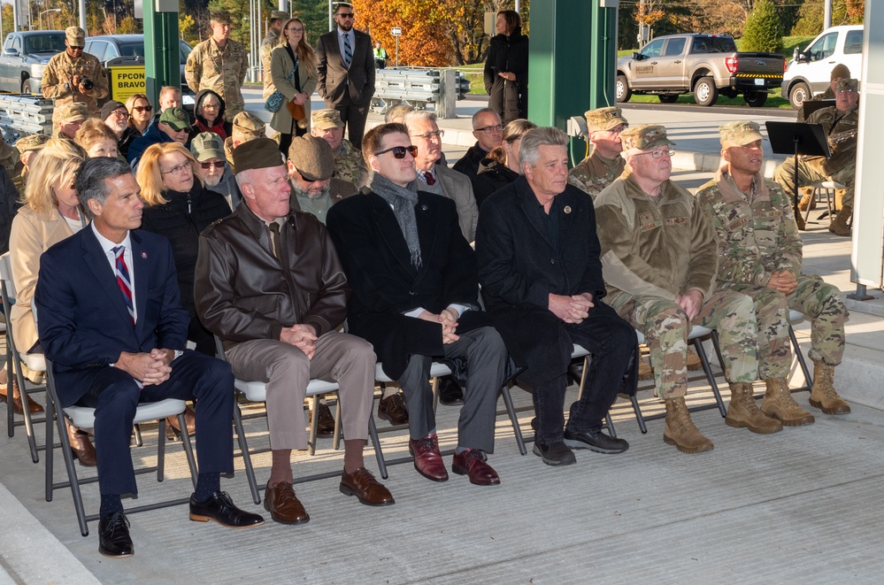 Fort Indiantown Gap dedicates new main access control point