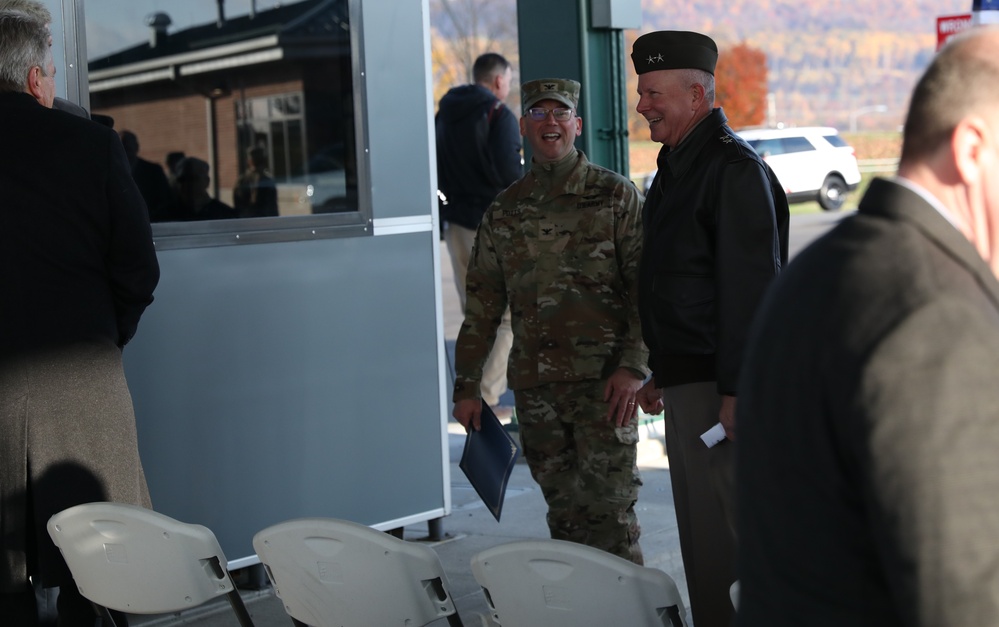 Grand opening of main access control gate at Fort Indiantown Gap