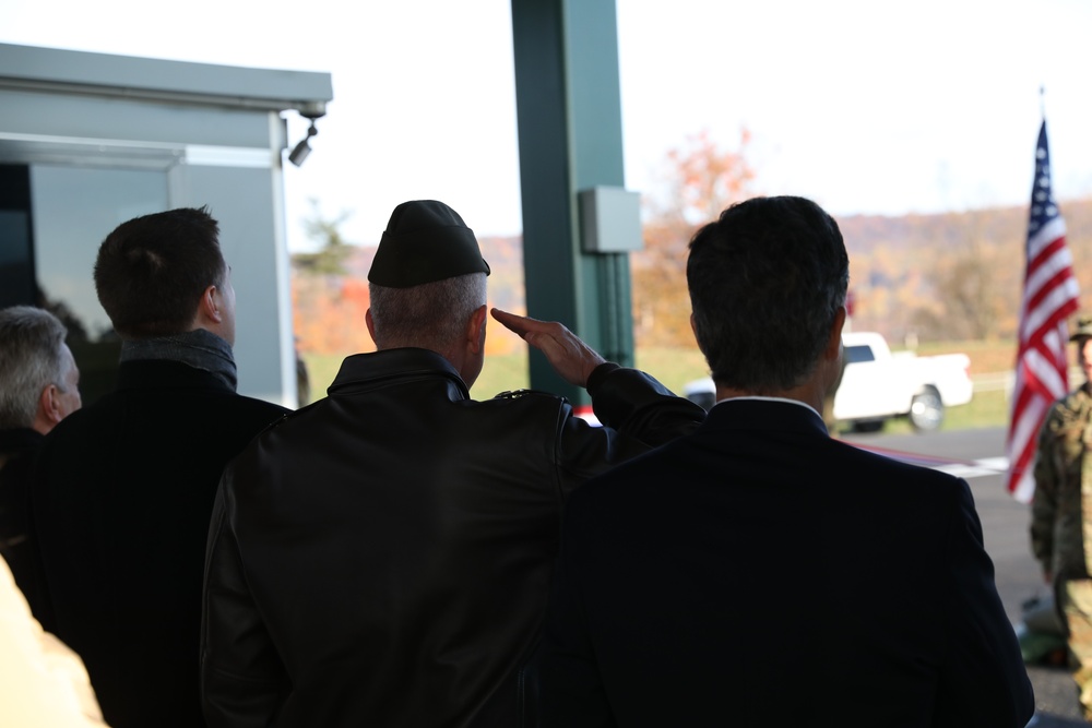 Grand opening of main access control gate at Fort Indiantown Gap