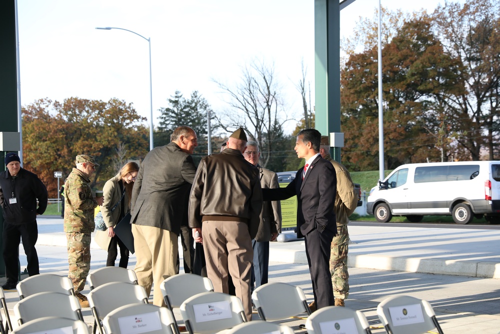 Grand opening of main access control gate at Fort Indiantown Gap