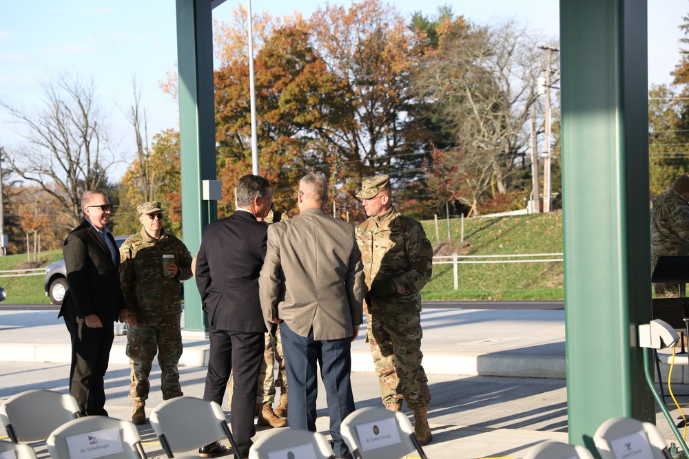 Grand opening of main access control gate at Fort Indiantown Gap