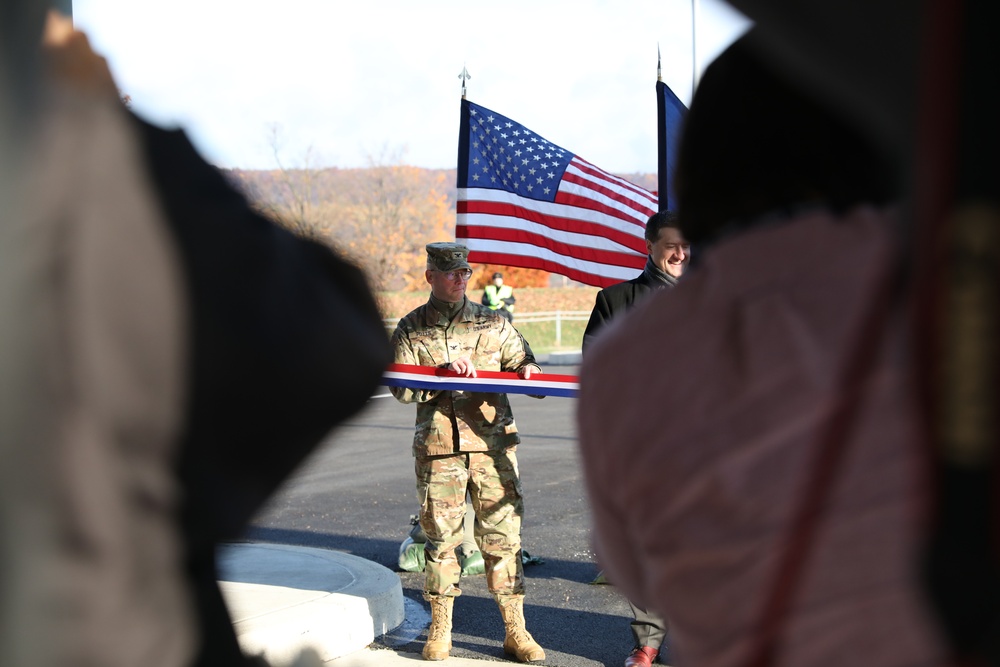 Grand opening of main access control gate at Fort Indiantown Gap