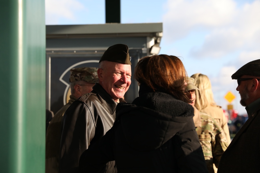 Grand opening of main access control gate at Fort Indiantown Gap