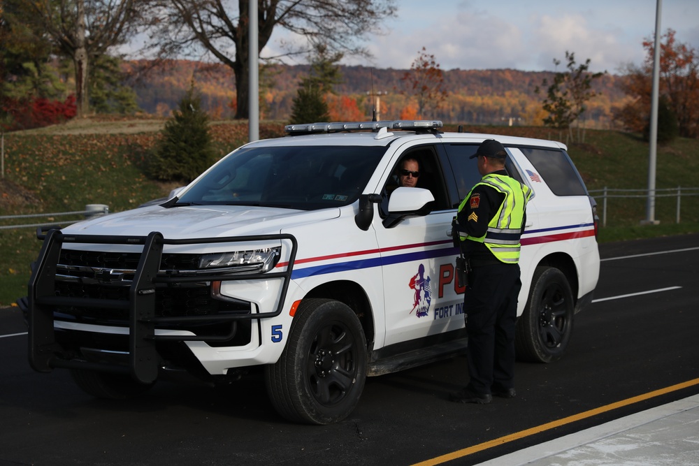 Grand opening of main access control gate at Fort Indiantown Gap