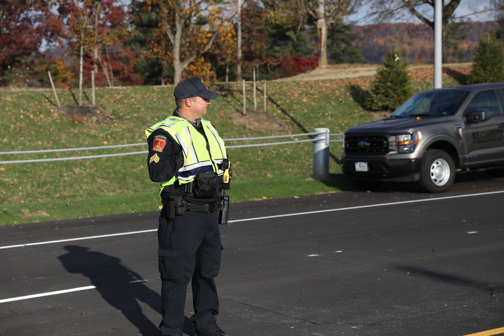 Grand opening of main access control gate at Fort Indiantown Gap