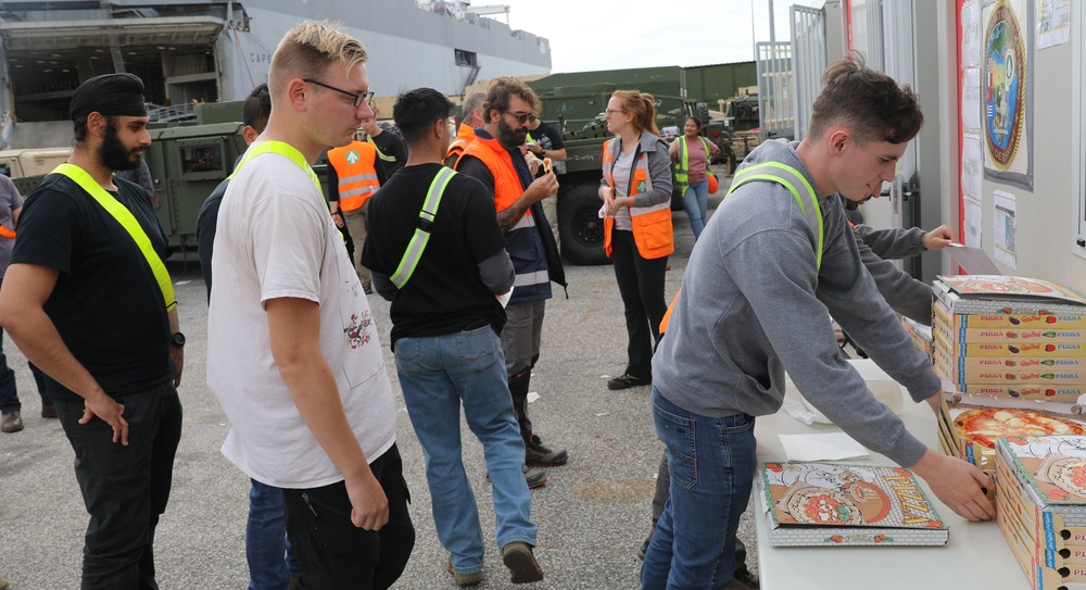 21st TSC, 839th Transportation Battalion and &quot;Rakkasans&quot; project power through the Port of Livorno