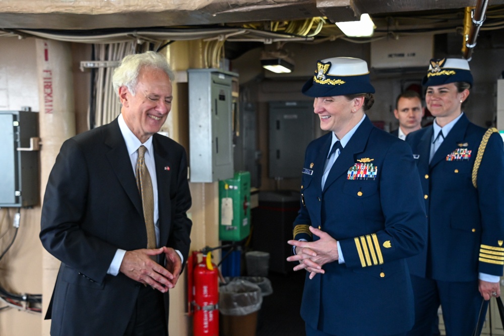 Coast Guard Cutter Healy port call in Copenhagen