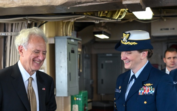 Coast Guard Cutter Healy port call in Copenhagen