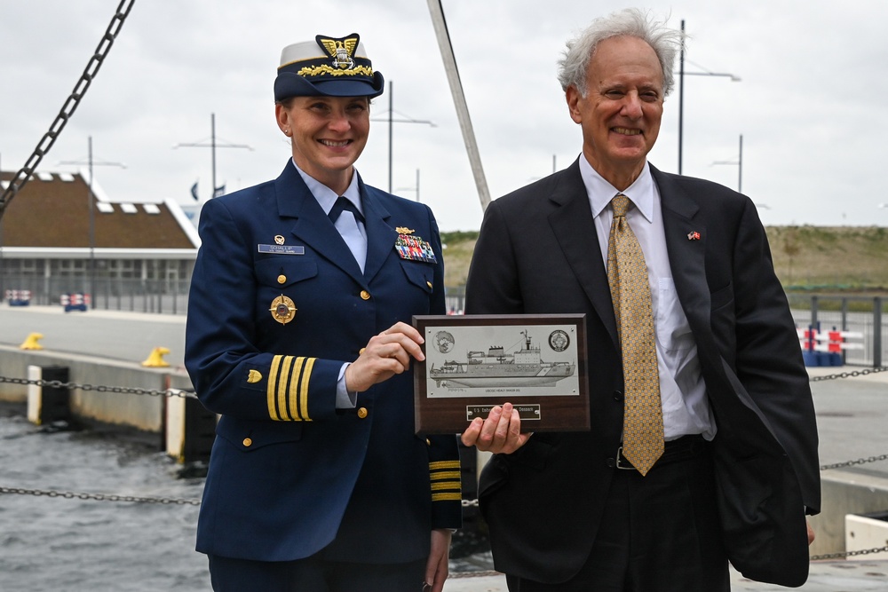 Coast Guard Cutter Healy port call in Copenhagen