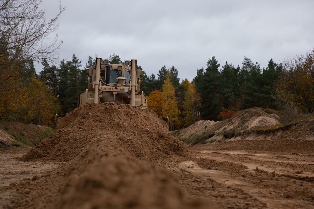 Task Force Marne engineers assist Polish community with construction project