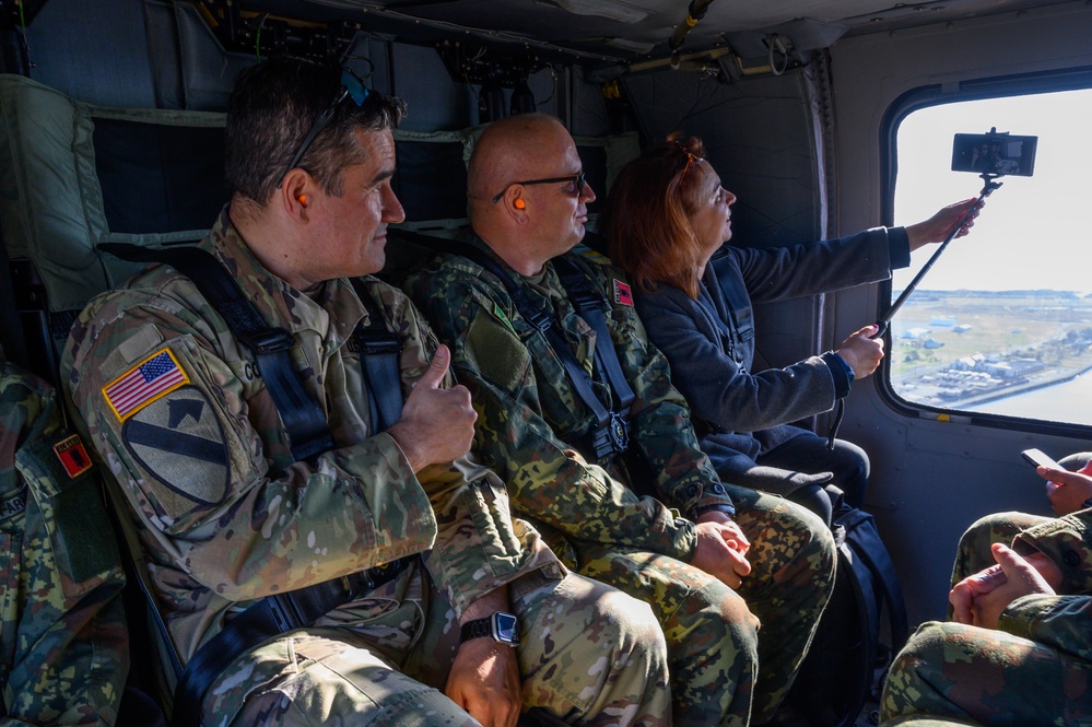 Albanian Armed Forces staff tours NJNG facilities