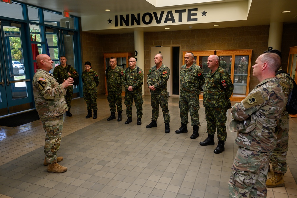 Albanian Armed Forces staff tours NJNG facilities