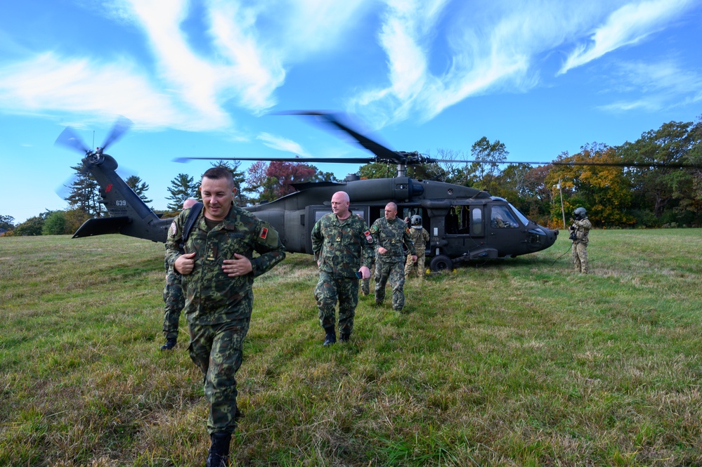Albanian Armed Forces staff tours NJNG facilities