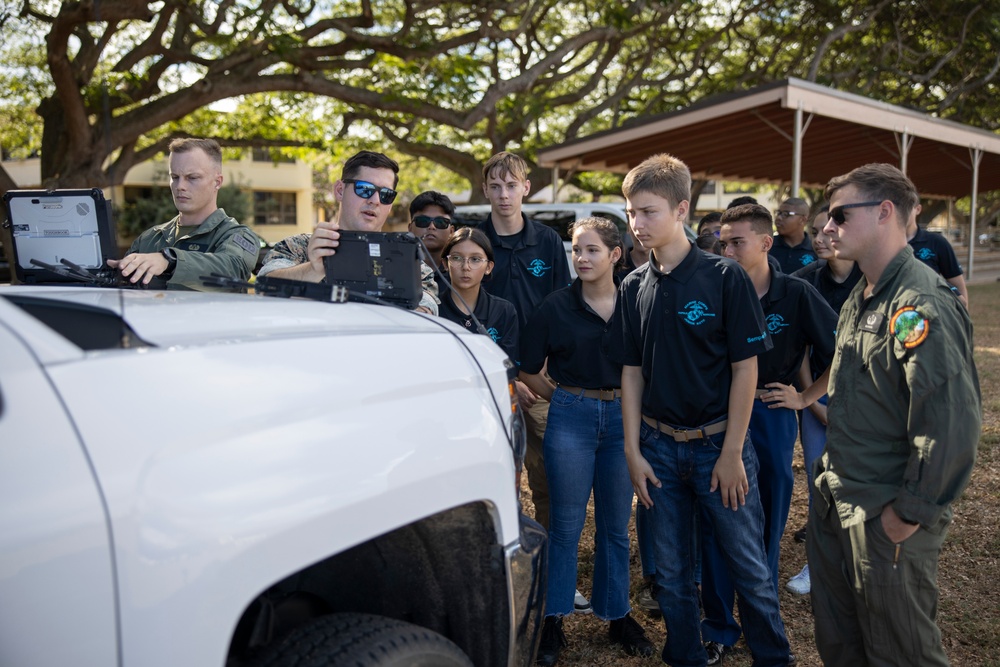 Class is in Session: Kapolei High School JROTC Cadets Visit MCBH