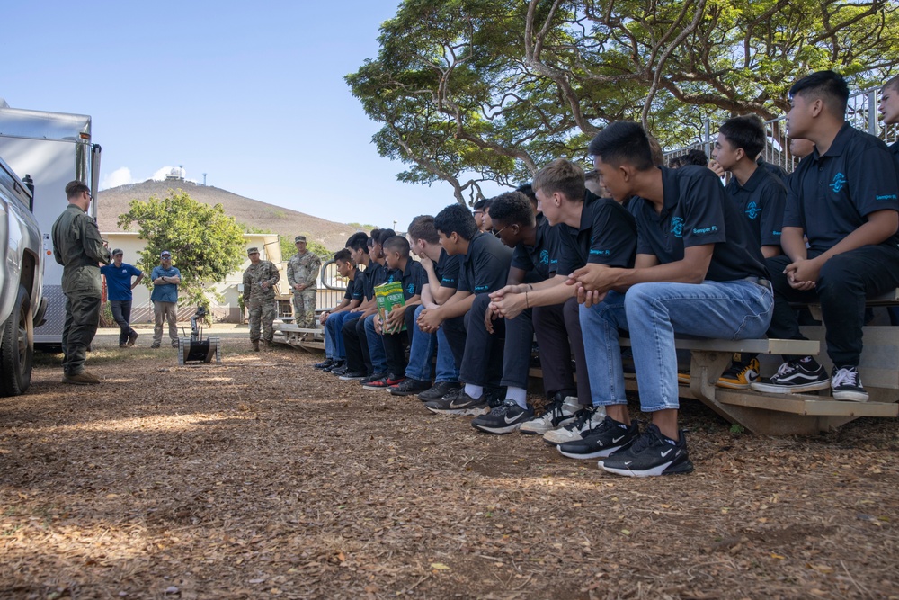 Class is in Session: Kapolei High School JROTC Cadets Visit MCBH