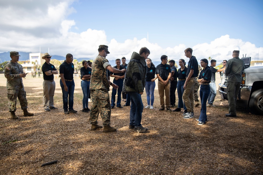 Class is in Session: Kapolei High School JROTC Cadets Visit MCBH