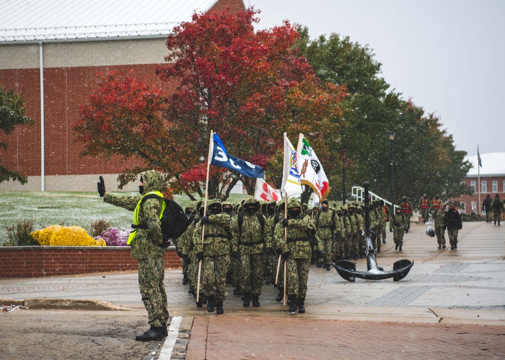 Recruits March At Recruit Training Command