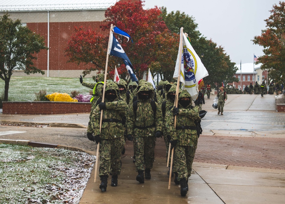 Recruits March At Recruit Training Command