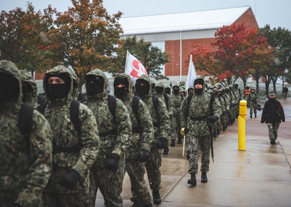 Recruits March At Recruit Training Command