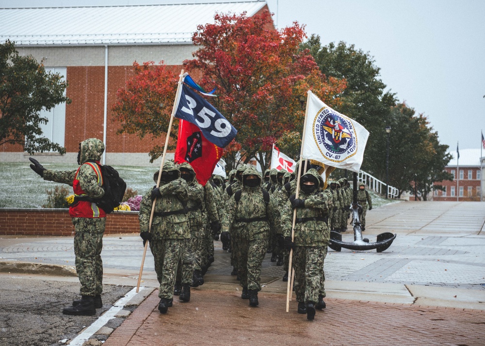 Recruits March At Recruit Training Command