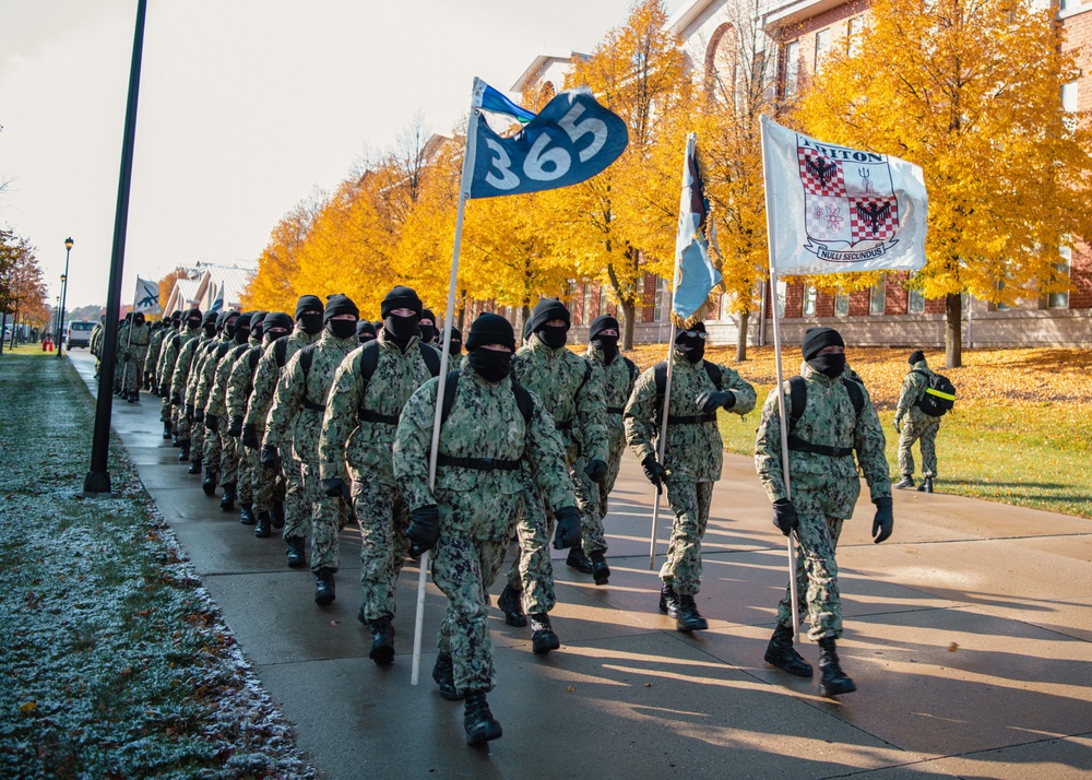 Recruits March At Recruit Training Command