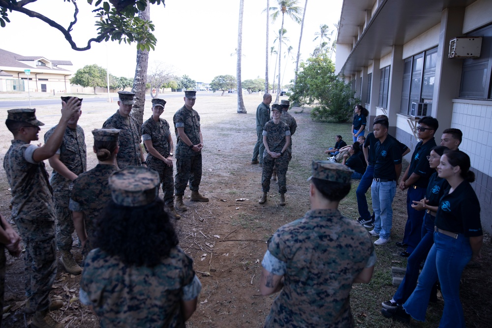 Class is in Session: Kapolei High School JROTC Cadets Visit MCBH