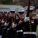 Marines with The Silent Drill Platoon perform at Virginia Military Institute.