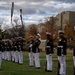 Marines with The Silent Drill Platoon perform at Virginia Military Institute.