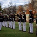 Marines with The Silent Drill Platoon perform at Virginia Military Institute.